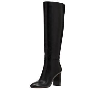 Kate Spade Womens Colby Tall Boots US 7.5 B EU 38 Black Leather NIB